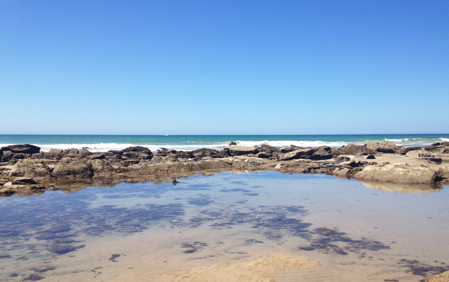 Playa de los militares en Barbate cerca del Hostal Trafalgar