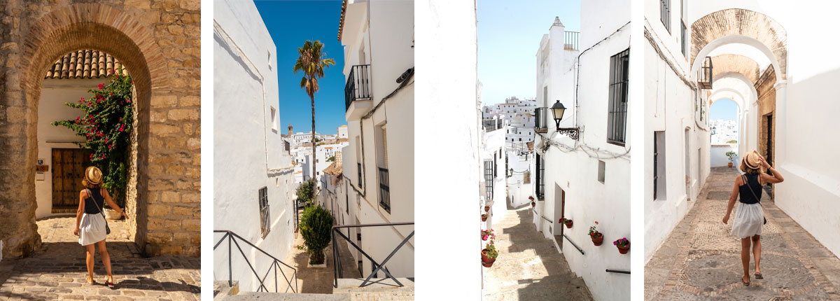 collage de fotos de Vejer de la Frontera en Cádiz